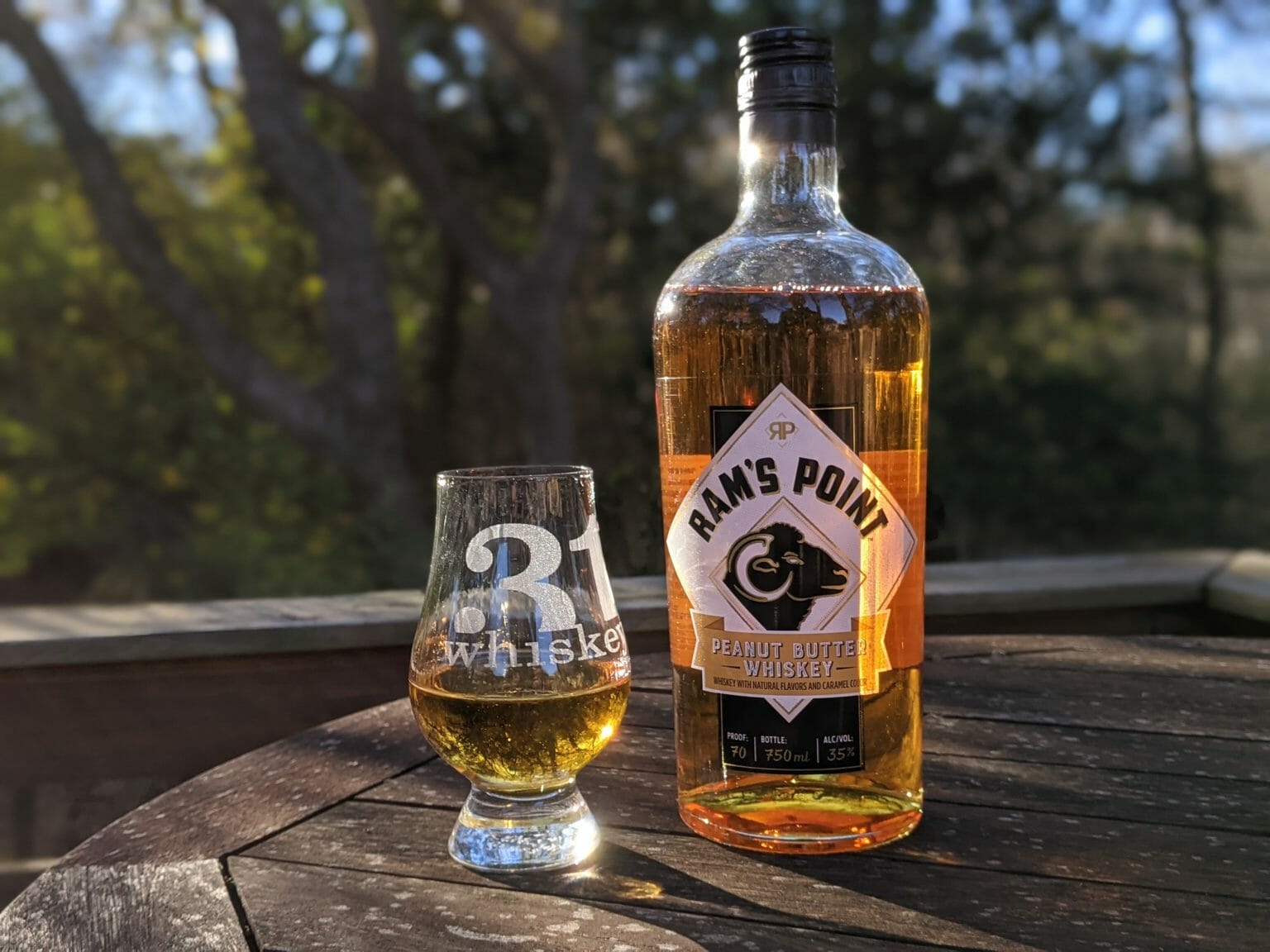 Whiskey Review Ram’s Point Peanut Butter Whiskey ThirtyOne Whiskey