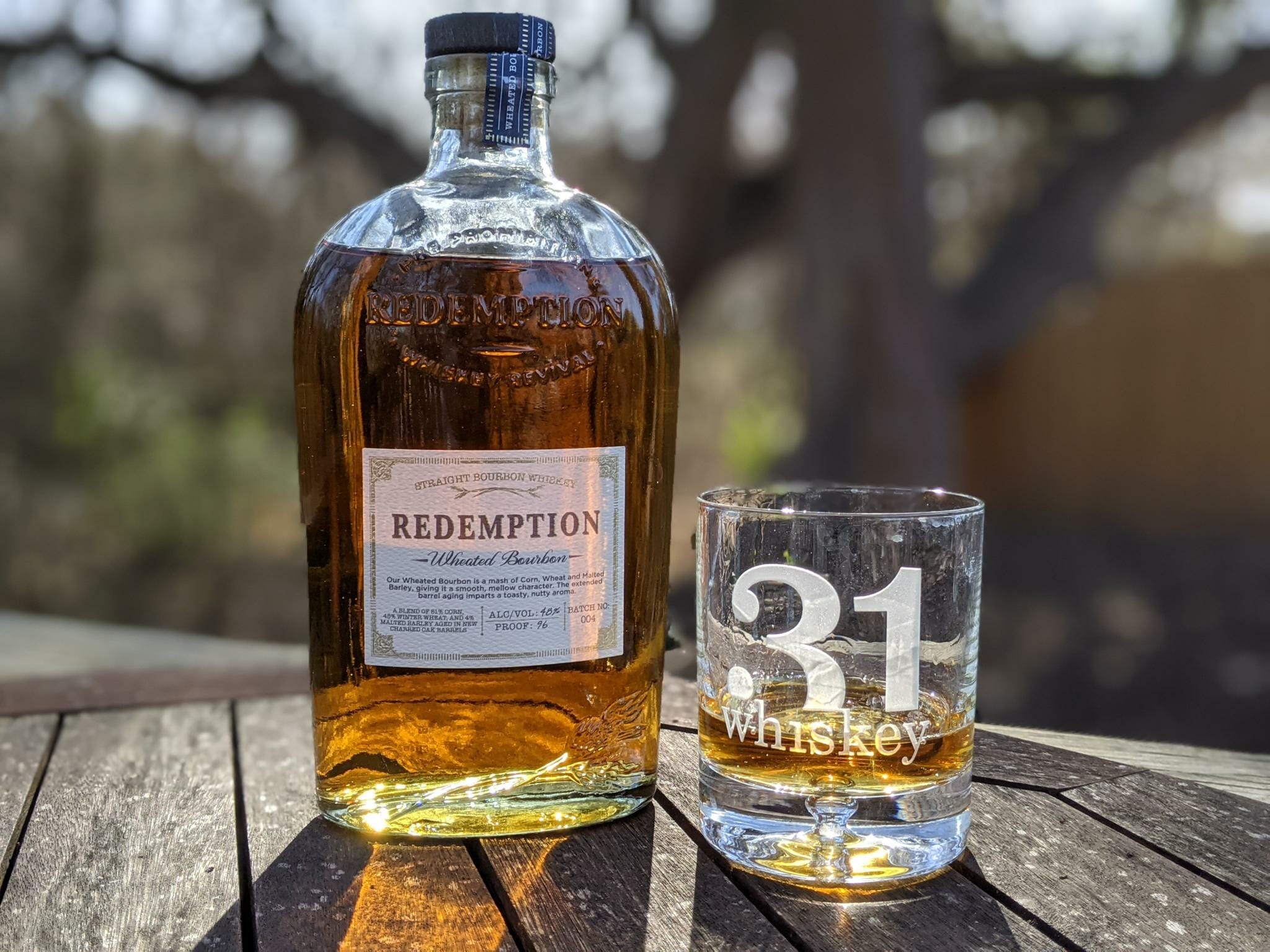 Whiskey Review Redemption Wheated Bourbon ThirtyOne Whiskey