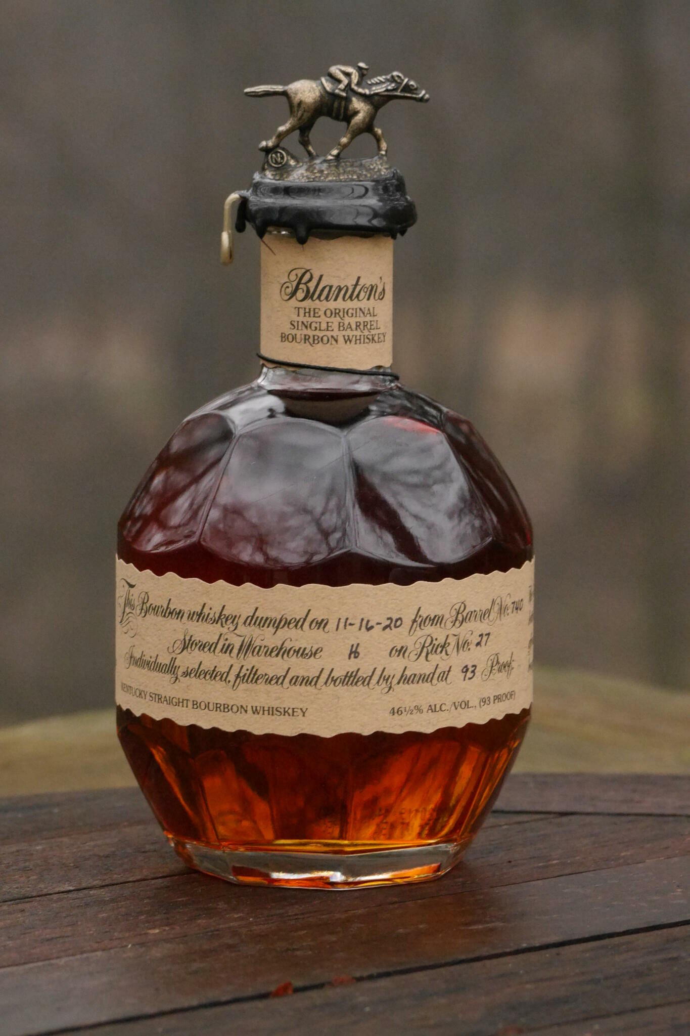 Whiskey Review Blanton’s Single Barrel Bourbon Whiskey ThirtyOne Whiskey