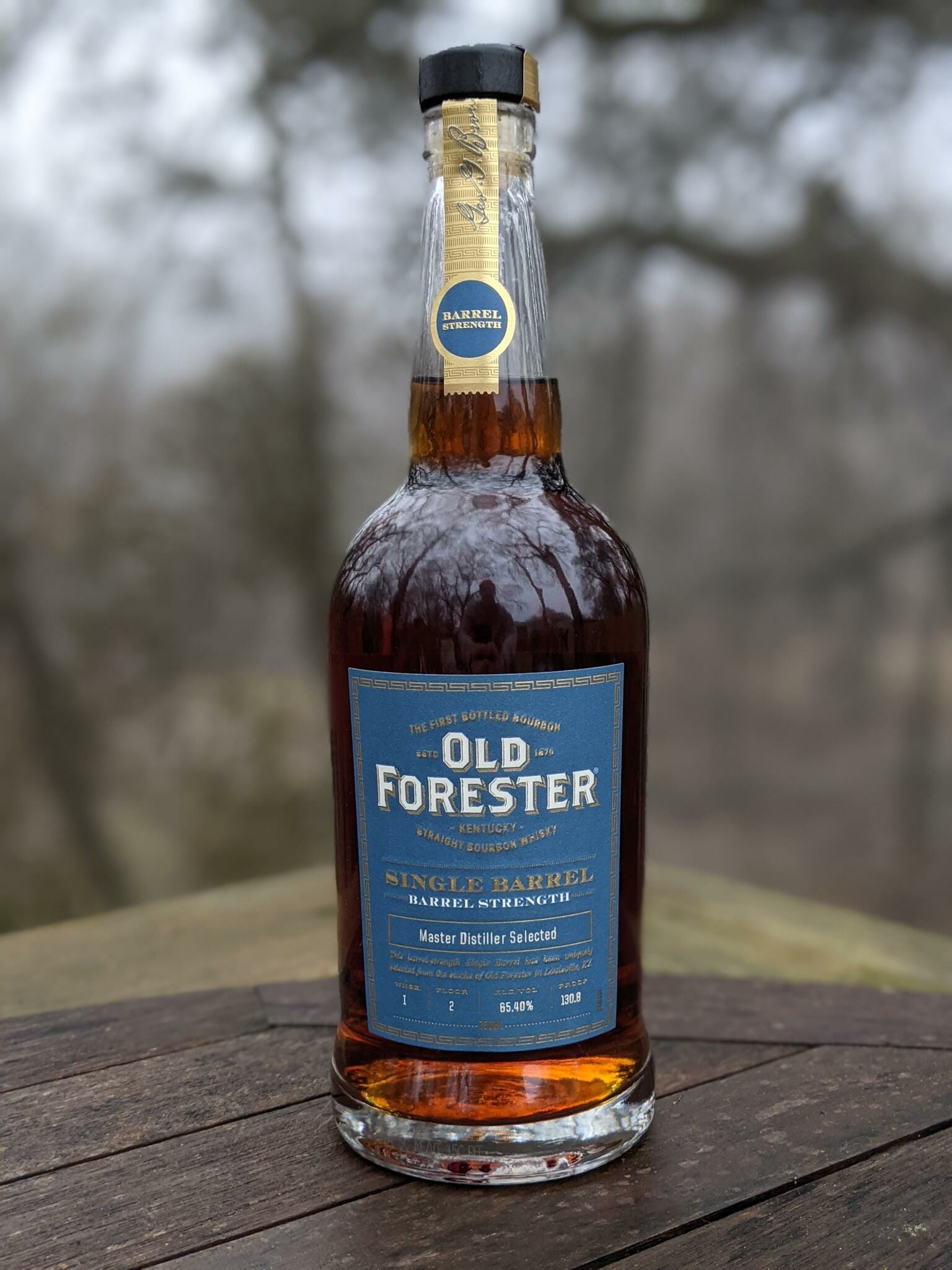 Whiskey Review Old Forester Single Barrel Barrel Strength Kentucky