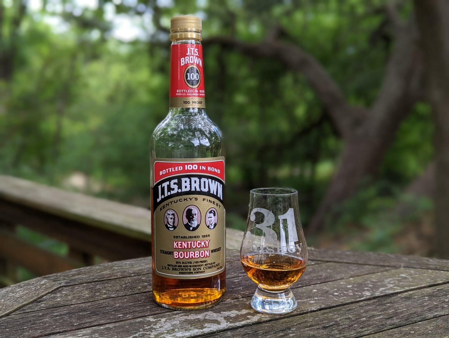 Whiskey Review J.T.S. Brown Bottled in Bond Kentucky Straight Bourbon
