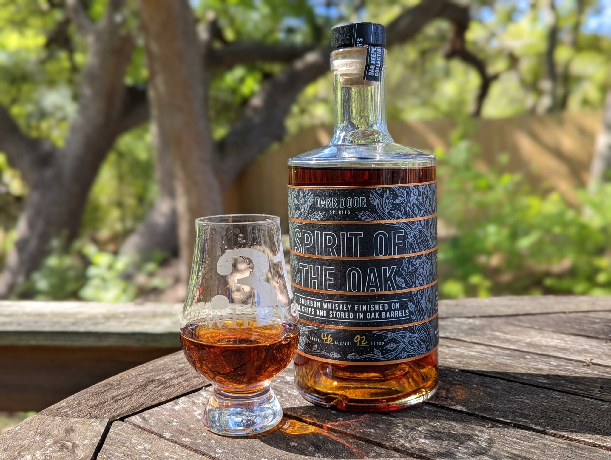 Whiskey Review Dark Door Spirit of the Oak Bourbon Whiskey Thirty