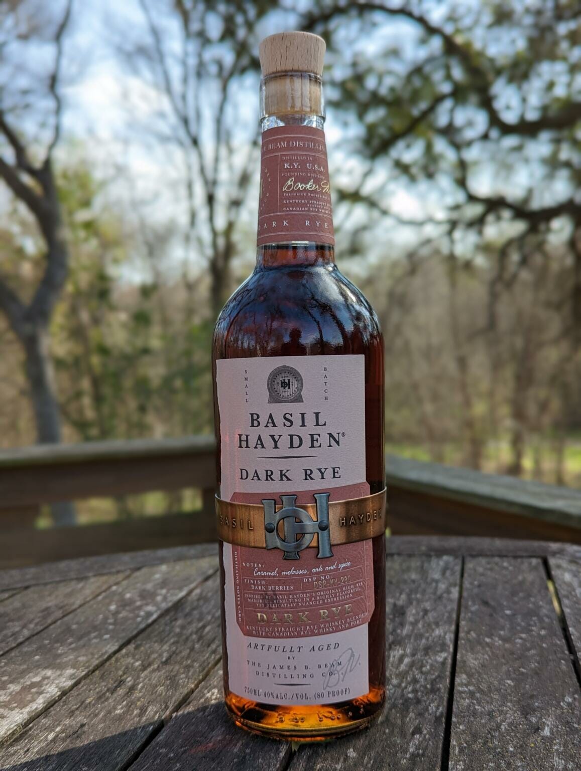 Whiskey Review Basil Hayden Dark Rye Whiskey ThirtyOne Whiskey