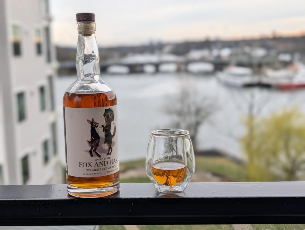 Taconic Distillery Fox & Hare Single Barrel Rye Whiskey