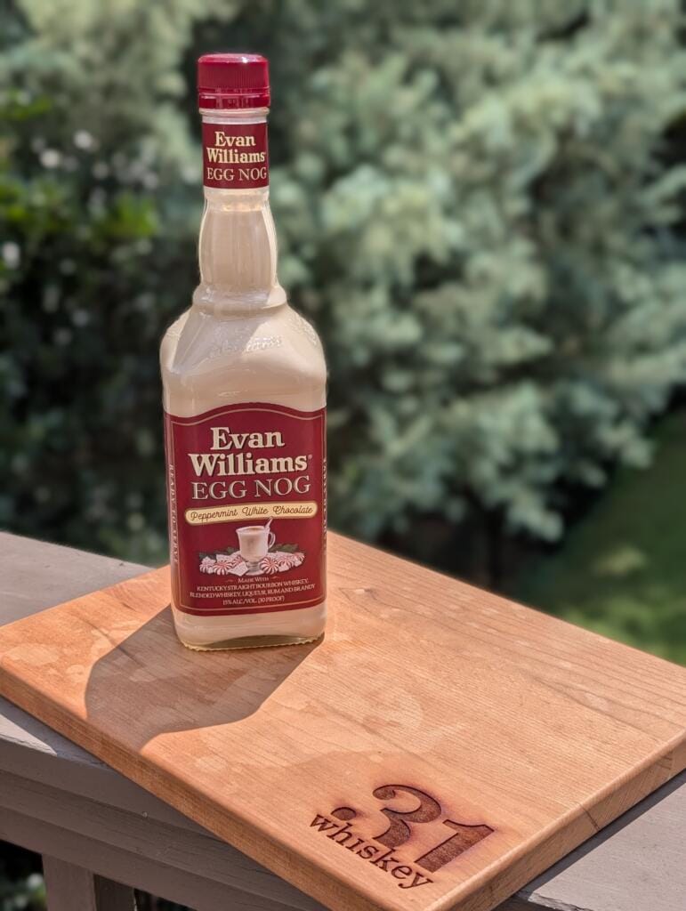 Evan Williams Peppermint White Chocolate Egg Nog
